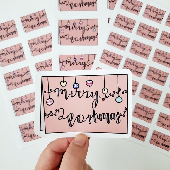 LB045 Merry Christmas Posh Stickers [Price Firm] - Picture 6 of 10